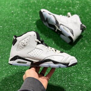 Nike Air Jordan 6 Retro Reverse Oreo GS Basketball 384665-112 VNDS Sz 7/WMNS 8.5